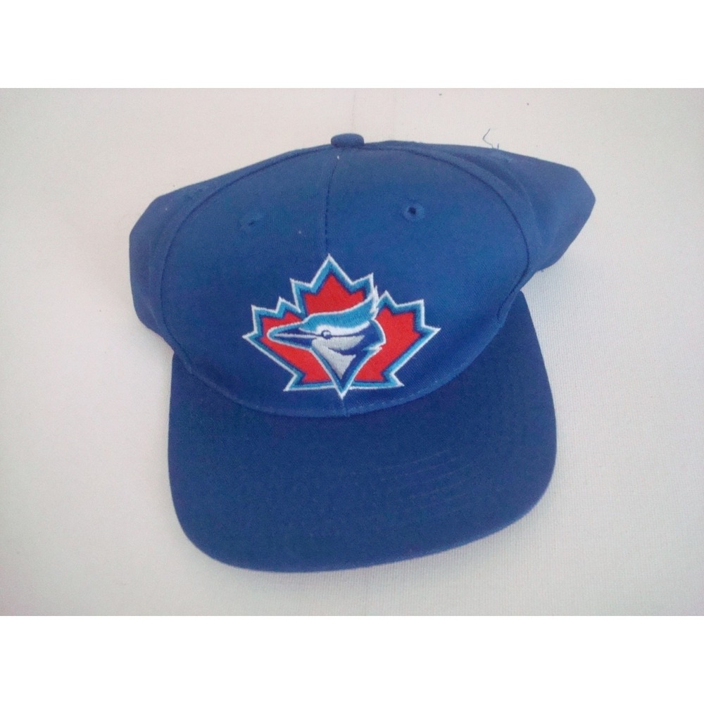 YOUTH --- BLUE JAYS TORONTO SNAPBACK 90S HAT CAP VINTAGE DEADSTOCK B4